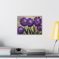 Large Flower Canvas Wall Art