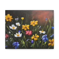 Wall Art Canvas Flowers