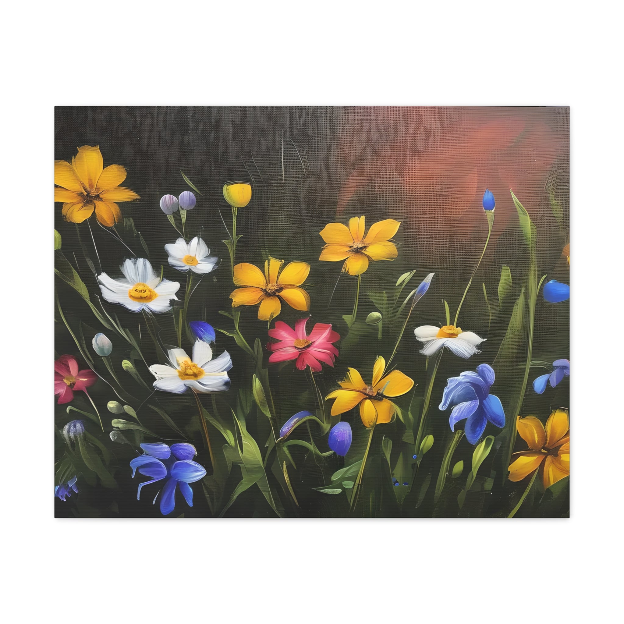 Wall Art Canvas Flowers