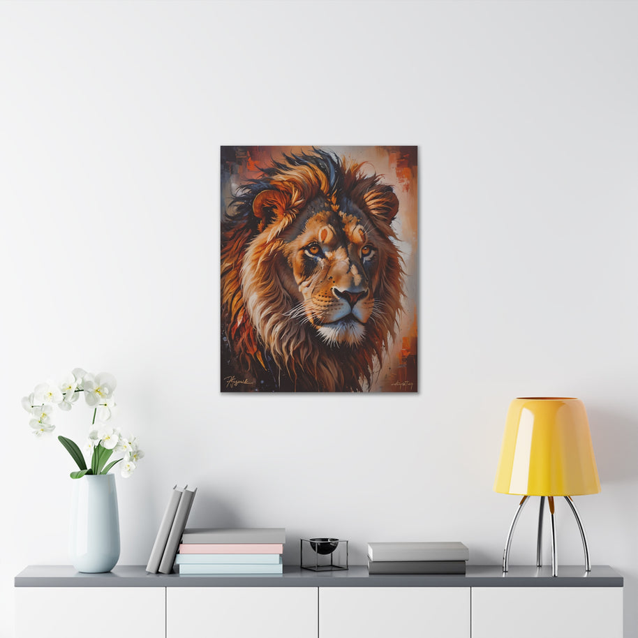 Lion Wall Art Canvas