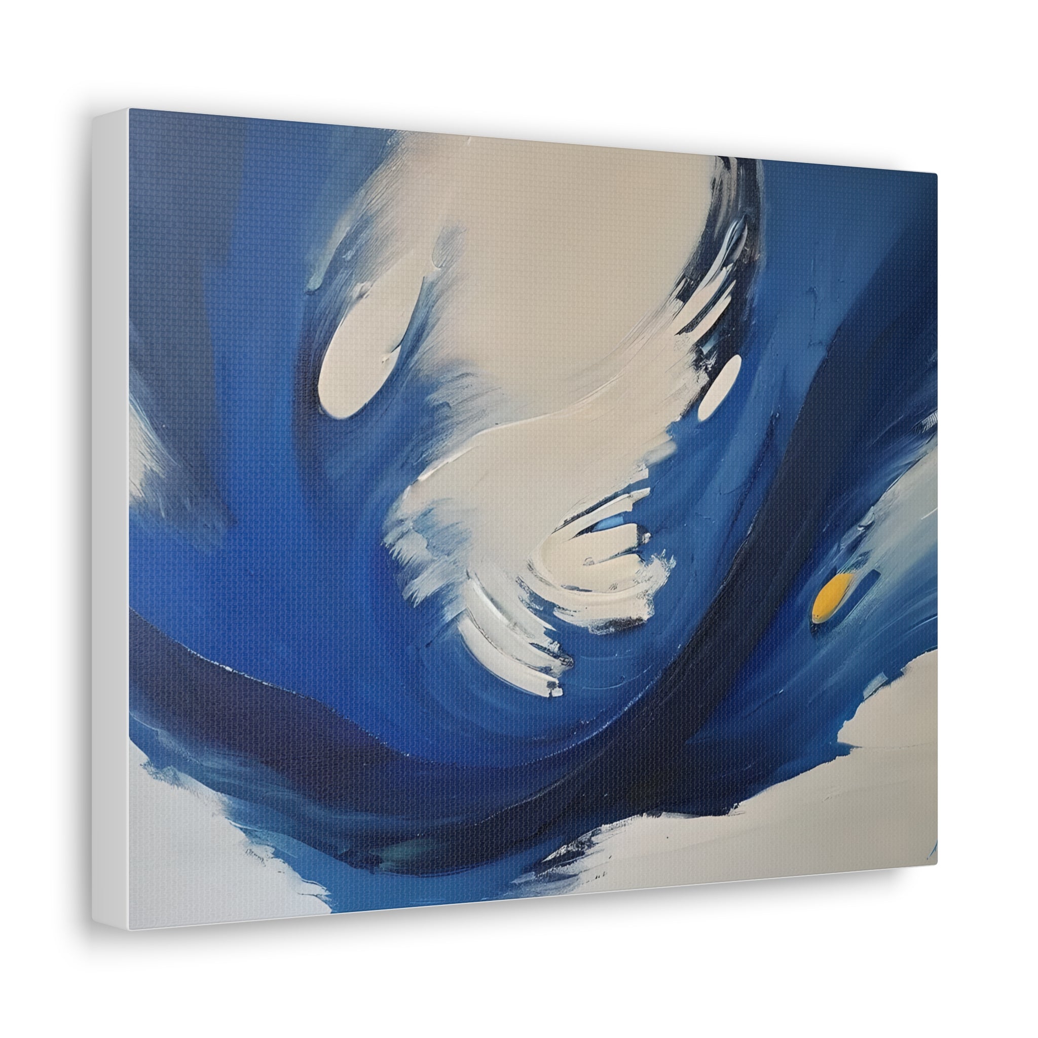 Blue Abstract Canvas Wall Art
