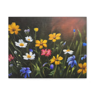 Wall Art Canvas Flowers