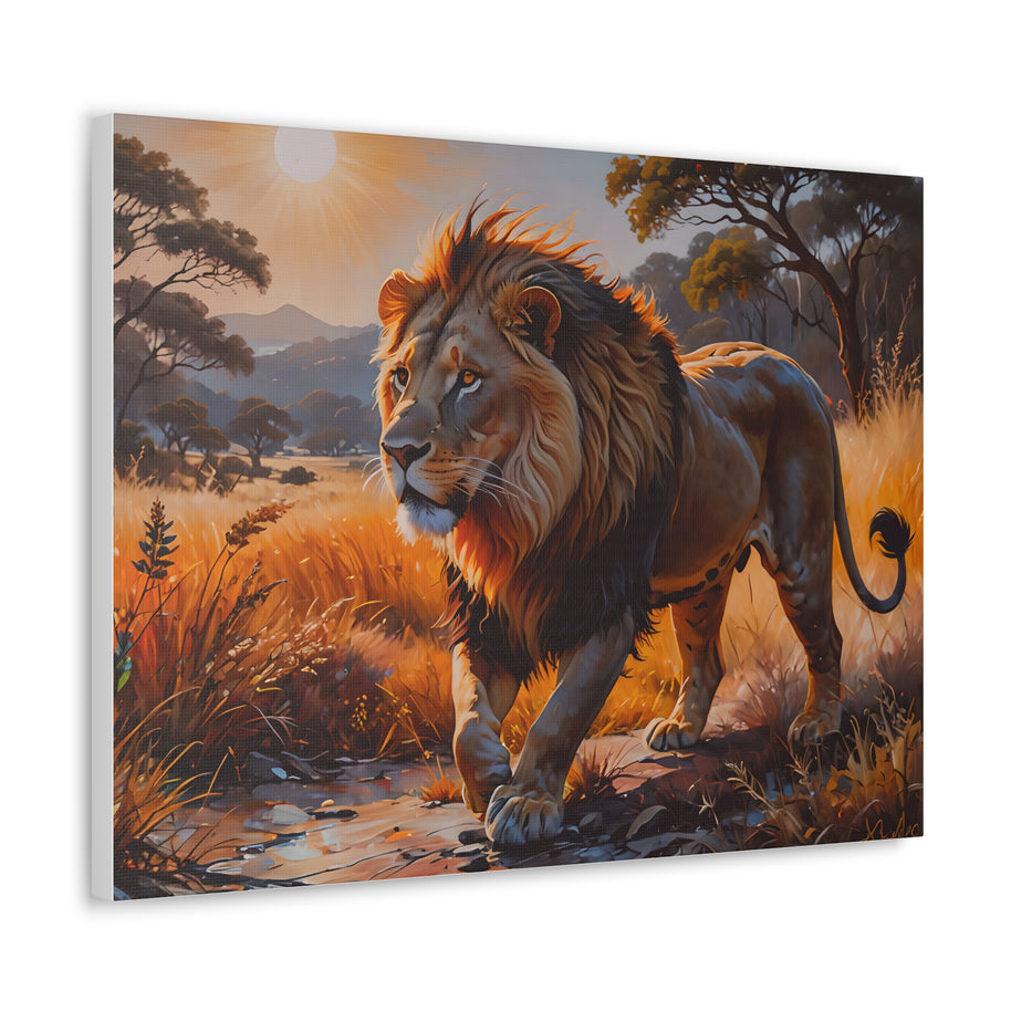 Lion Canvas Wall Art