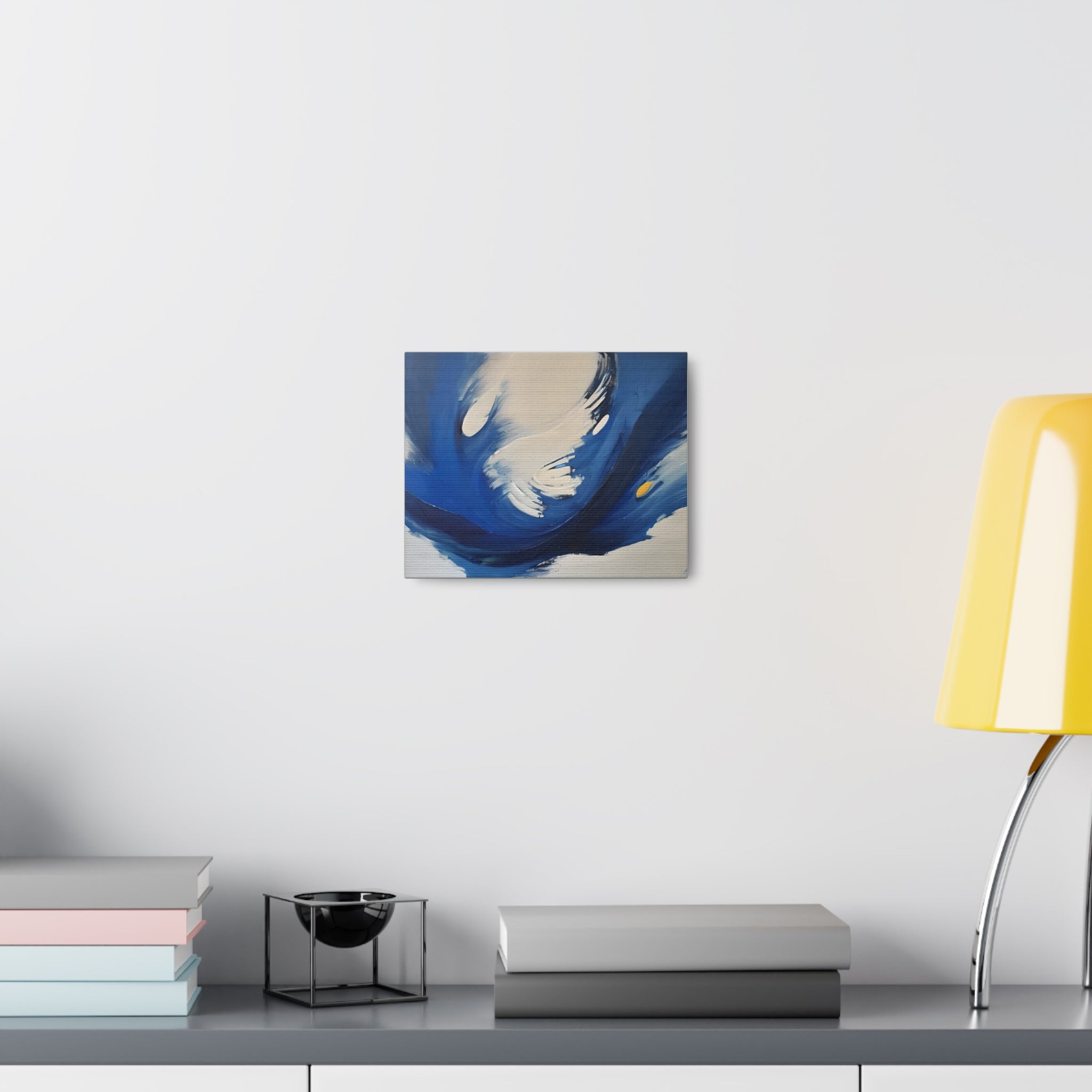 Blue Abstract Canvas Wall Art