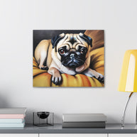 Pug Dog Pug Canvas Wall Art