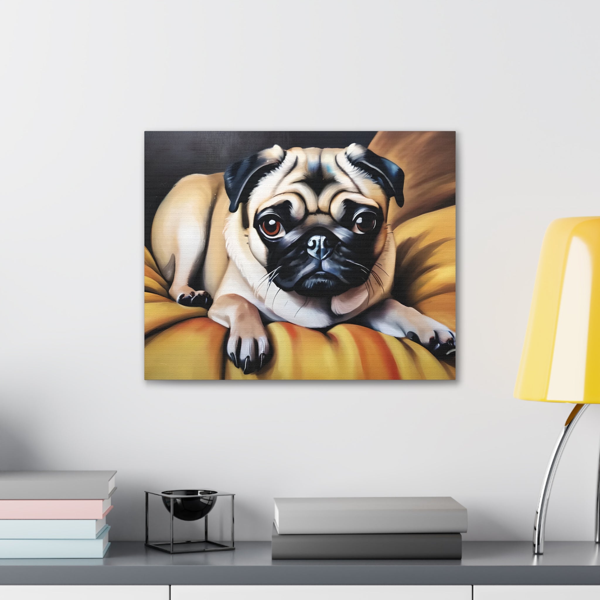 Pug Dog Pug Canvas Wall Art