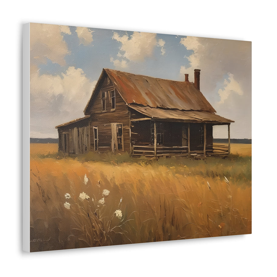 Rustic Farmhouse Canvas Wall Art