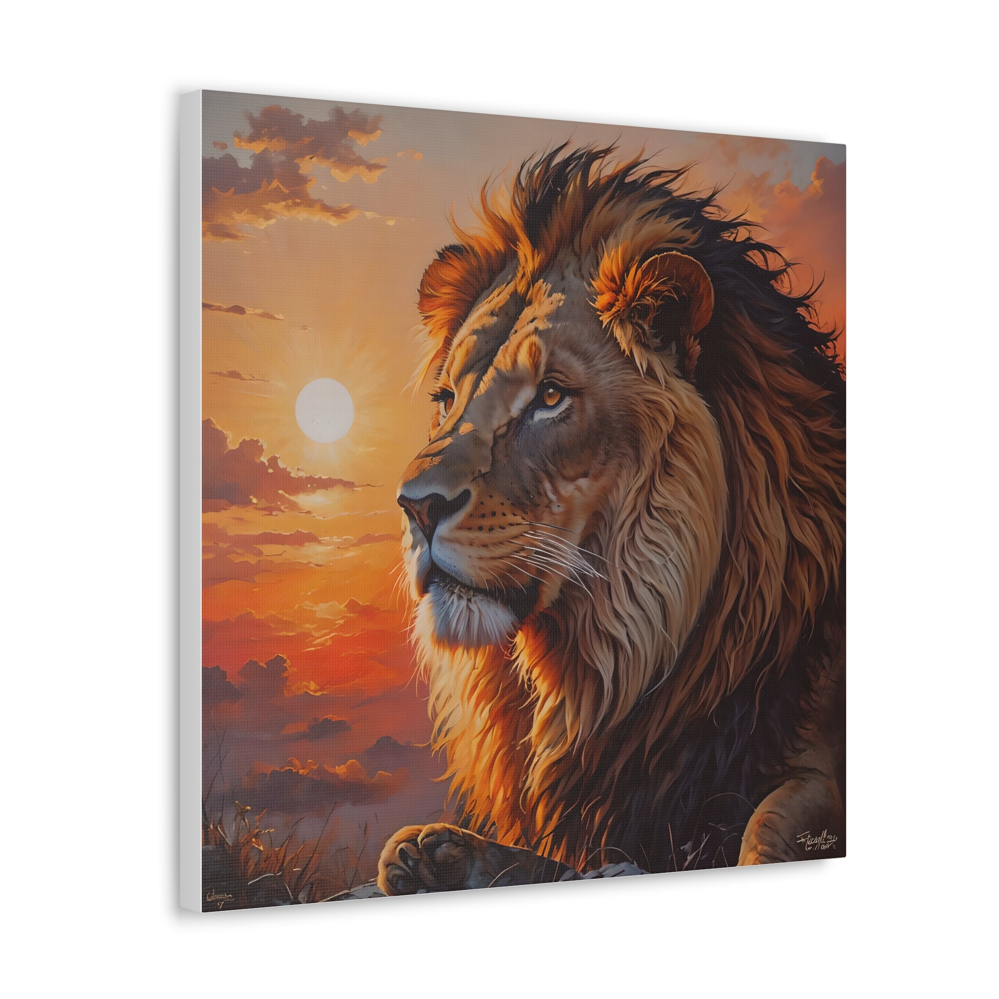 Canvas Wall Art Lion