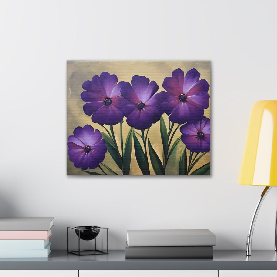 Large Flower Canvas Wall Art