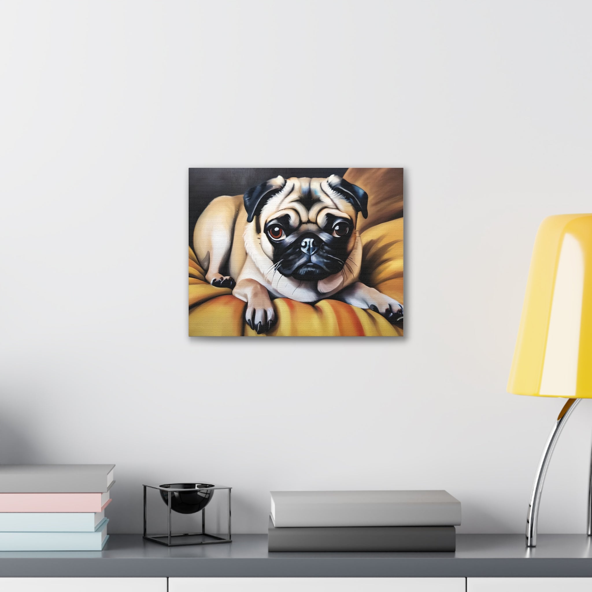 Pug Dog Pug Canvas Wall Art