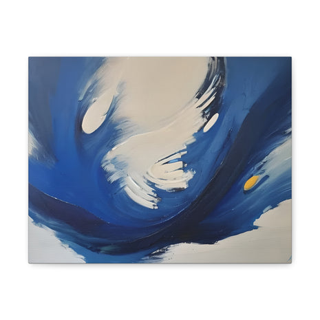 Blue Abstract Canvas Wall Art