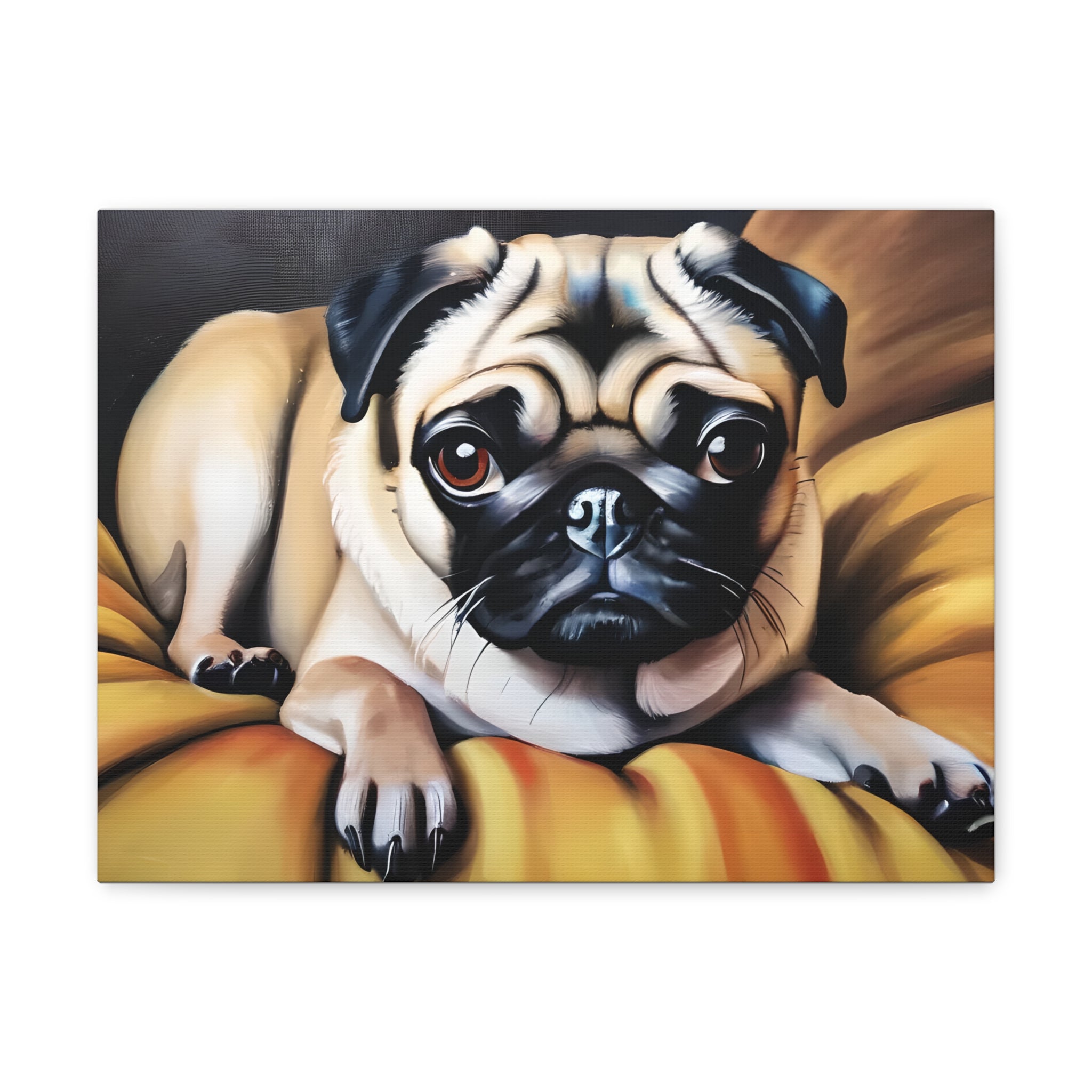 Pug Dog Pug Canvas Wall Art