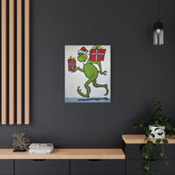 Christmas Canvas Wall Art Grinch