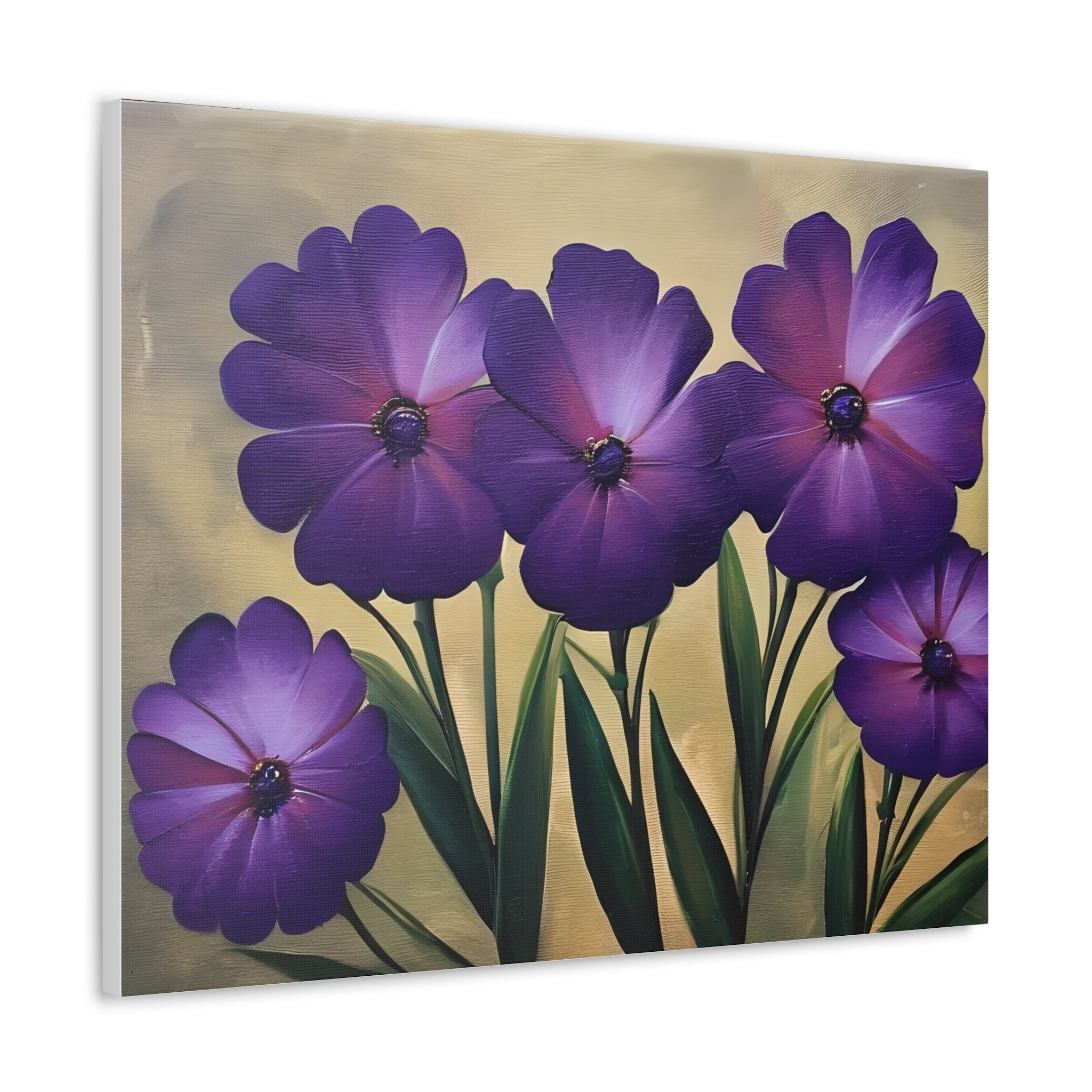 Large Flower Canvas Wall Art