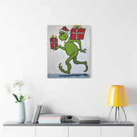 Christmas Canvas Wall Art Grinch