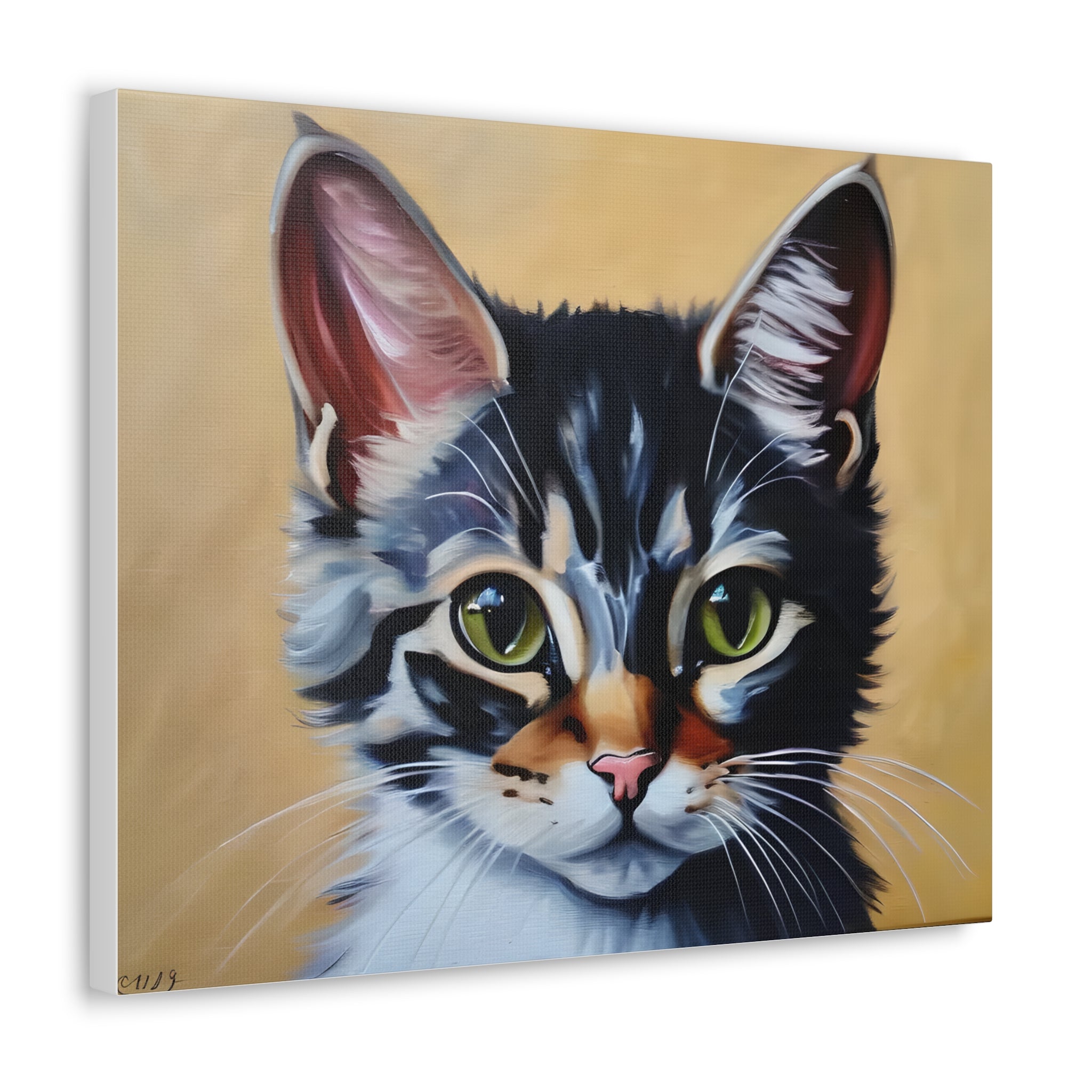 Cat Wall Art Canvas