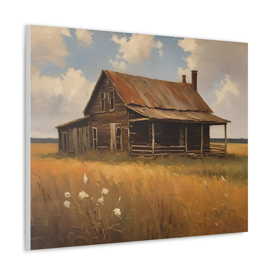 Rustic Farmhouse Canvas Wall Art