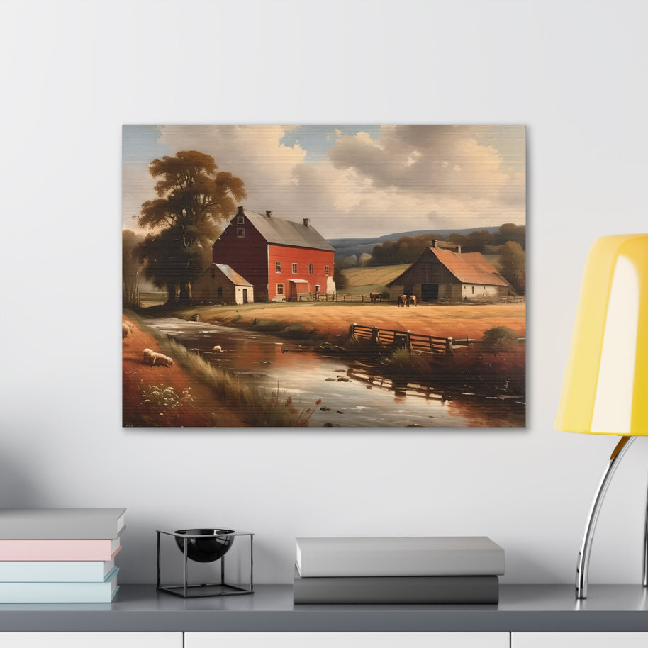 Farm Canvas Wall Art