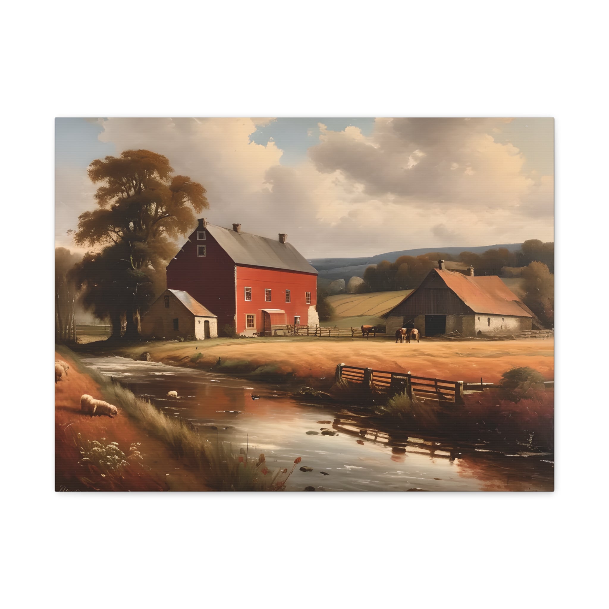 Farm Canvas Wall Art