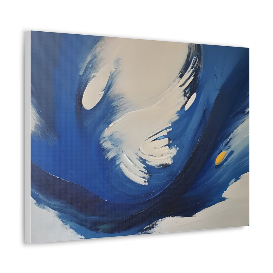 Blue Abstract Canvas Wall Art