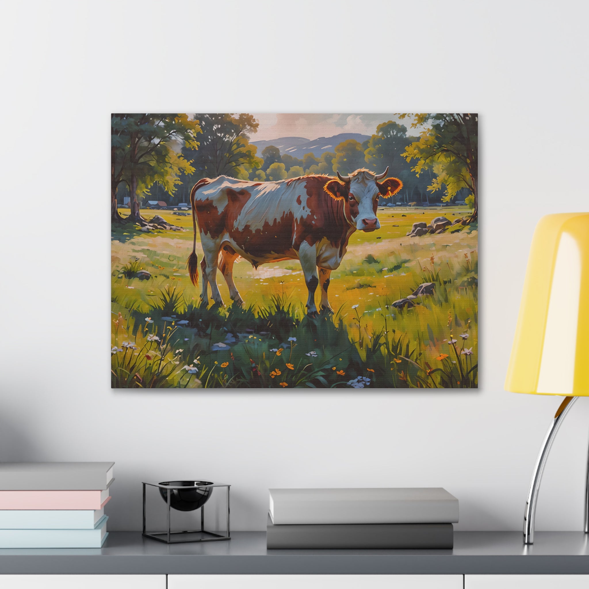 Cow Canvas Wall Art