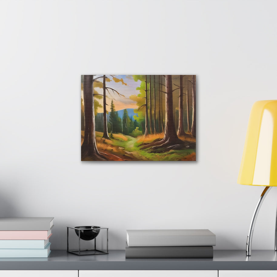 Canvas Wall Art with Trees