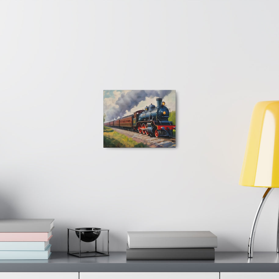 Steam Locomotive Canvas Wall Art