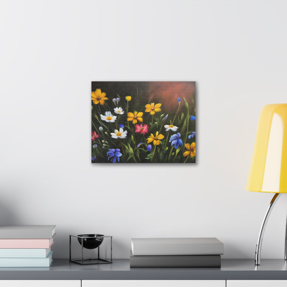 Wall Art Canvas Flowers