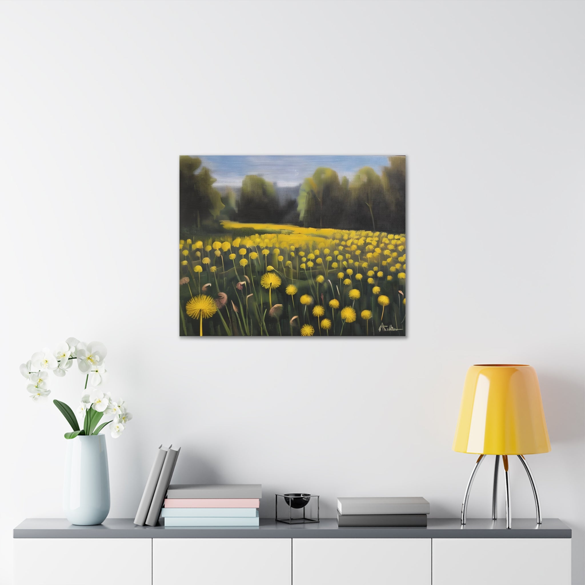 Dandelion Canvas Wall Art