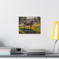 Cow Canvas Wall Art