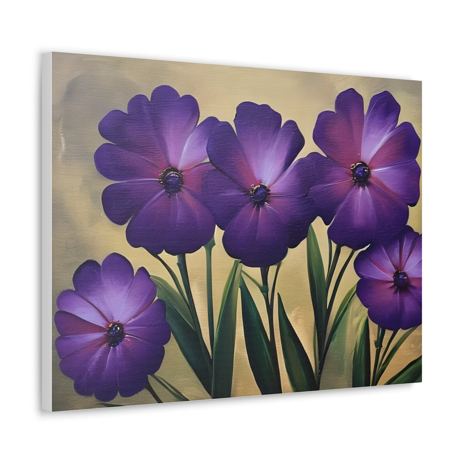 Large Flower Canvas Wall Art