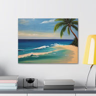 Large Beach Canvas Wall Art