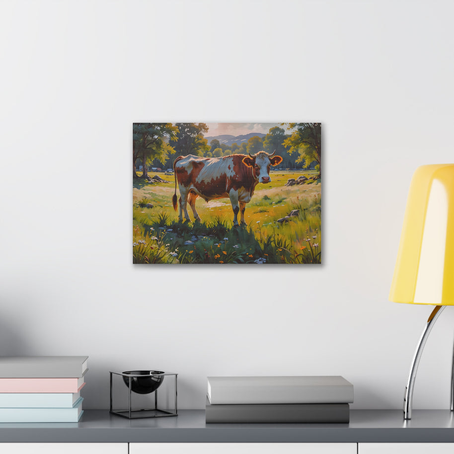 Cow Canvas Wall Art