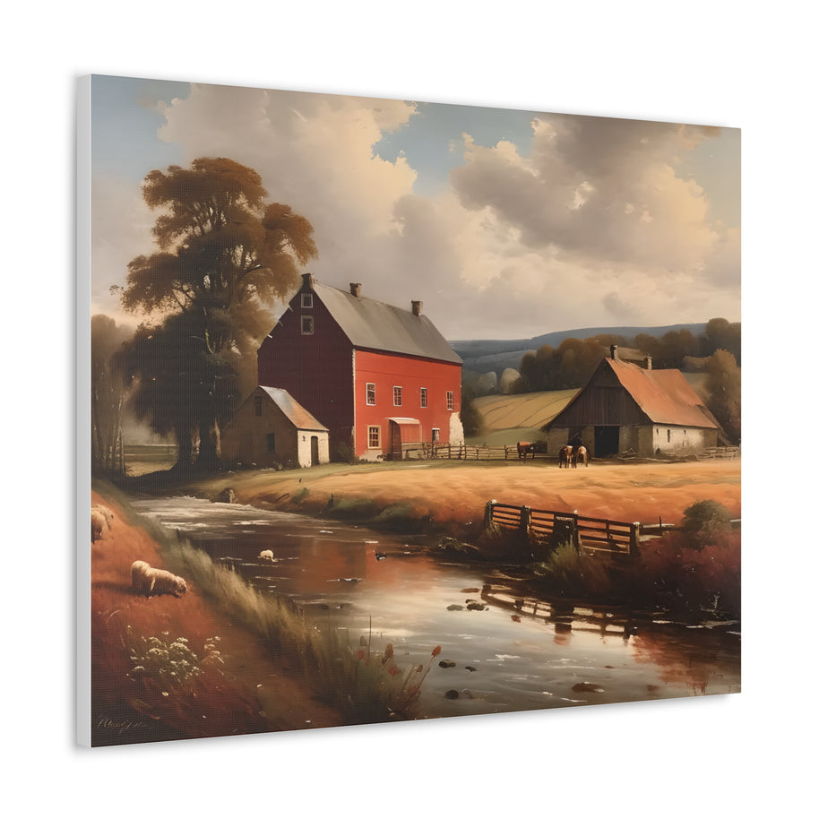 Farm Canvas Wall Art