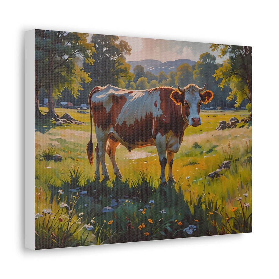 Cow Canvas Wall Art