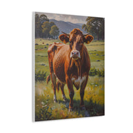 Canvas Cow Wall Art