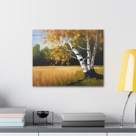 Birch Tree Canvas Wall Art