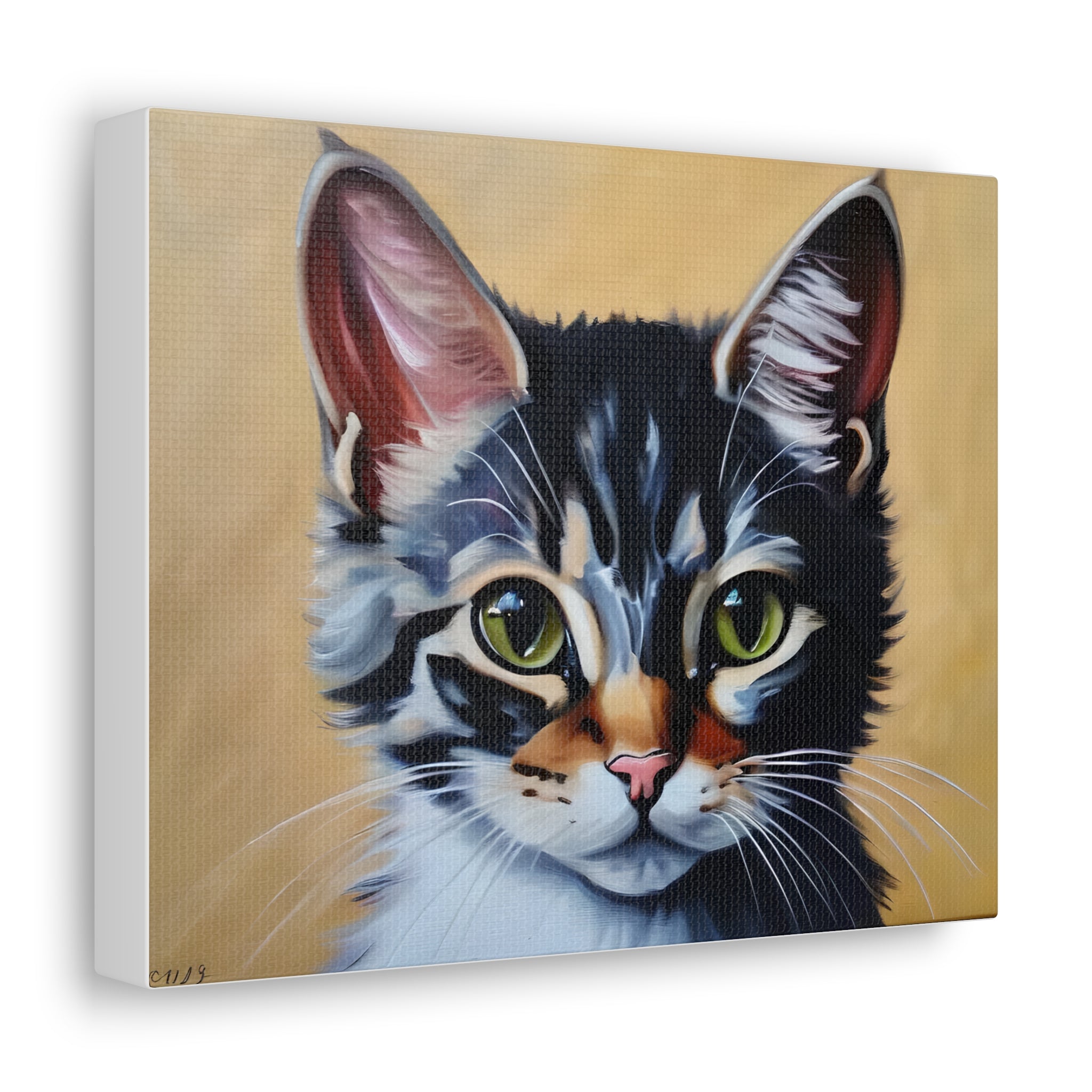 Cat Wall Art Canvas