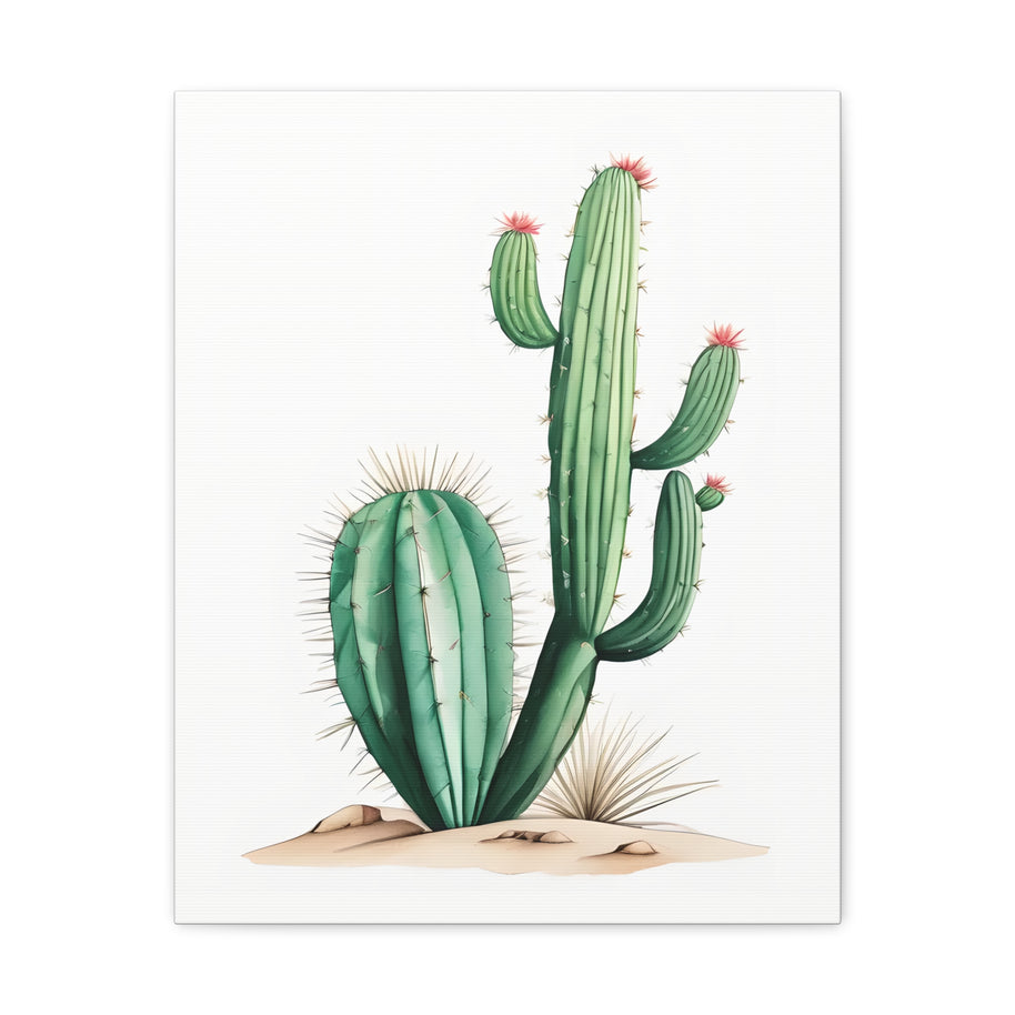 Cactus Wall Art Canvas