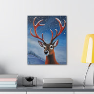 Christmas Canvas Wall Art Reindeer