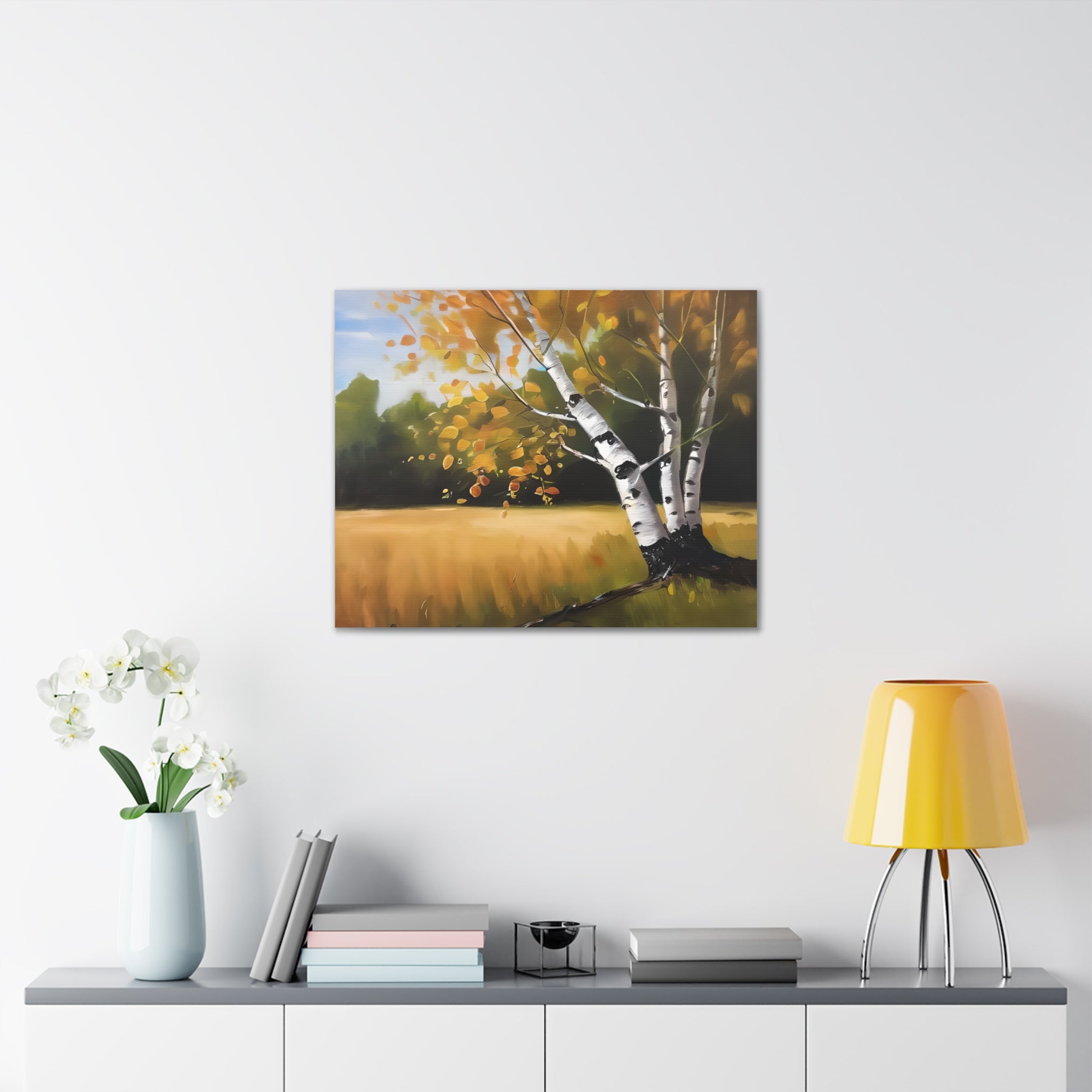 Birch Tree Canvas Wall Art