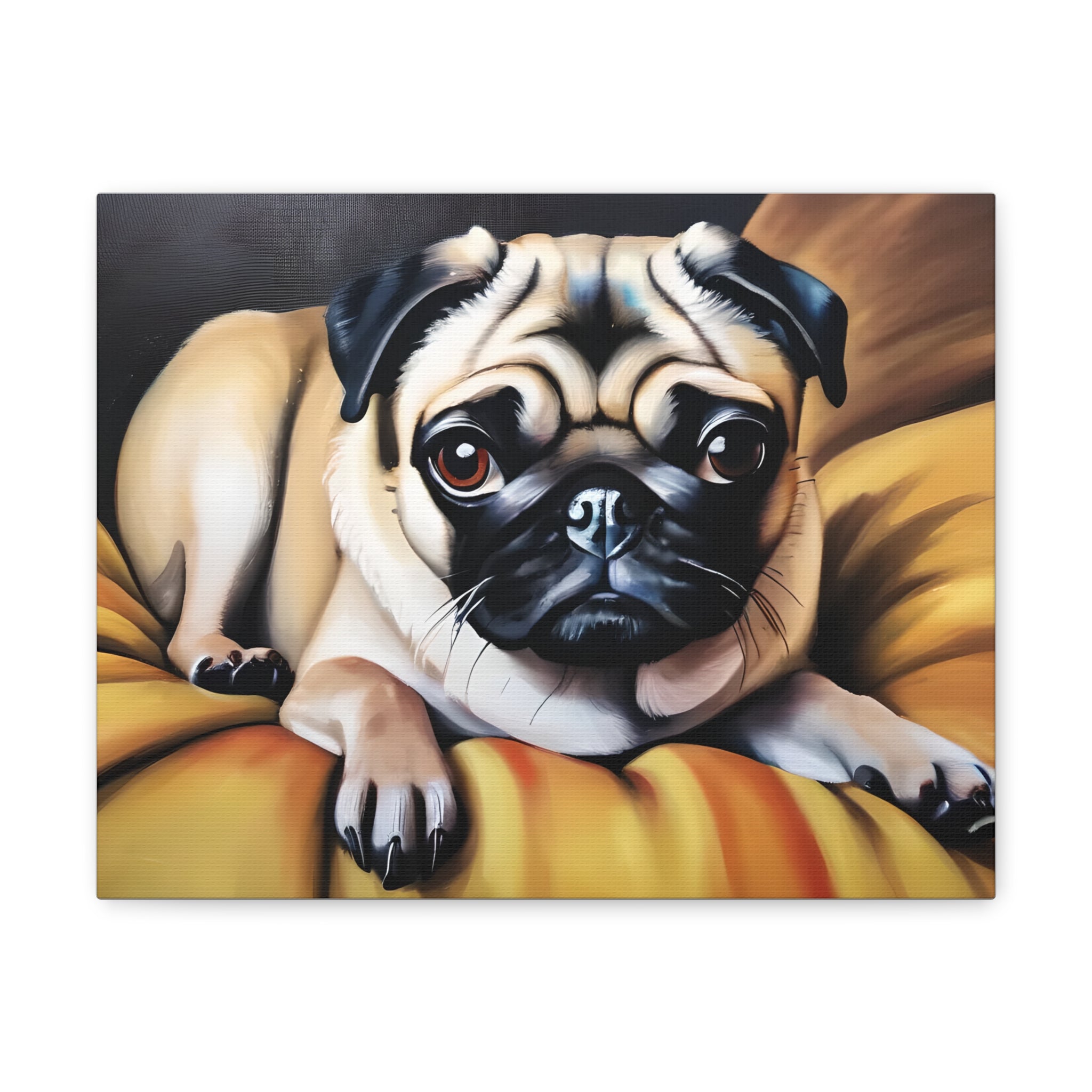 Pug Dog Pug Canvas Wall Art