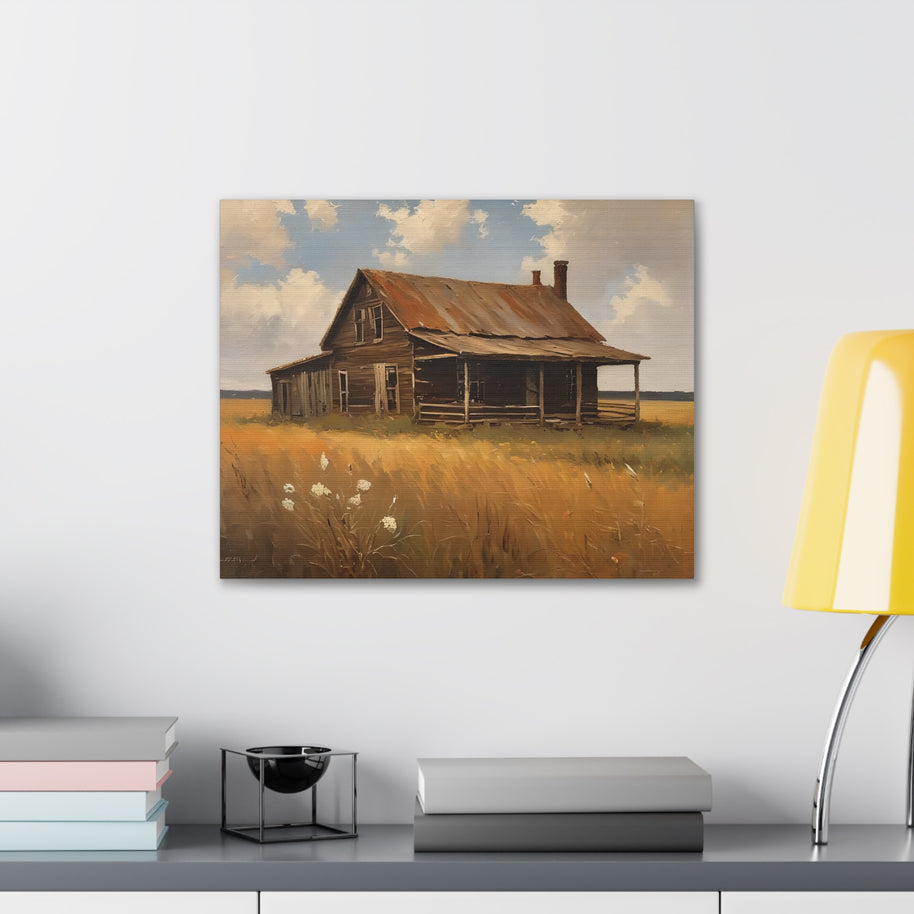 Rustic Farmhouse Canvas Wall Art