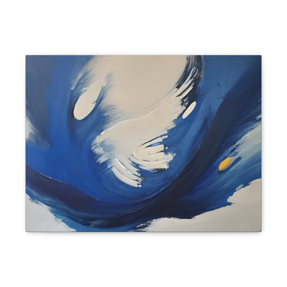 Blue Abstract Canvas Wall Art