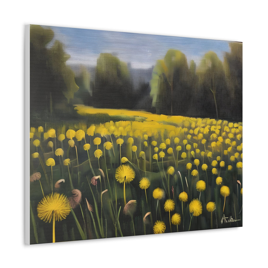 Dandelion Canvas Wall Art