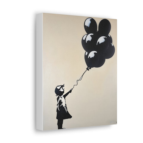 Modern Canvas Wall Art Banksy Style