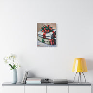 Christmas Canvas Wall Art Christmas gifts with bows