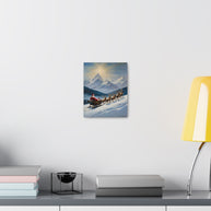 Christmas Canvas Wall Art Santa