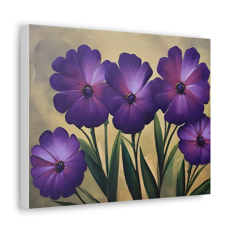 Large Flower Canvas Wall Art