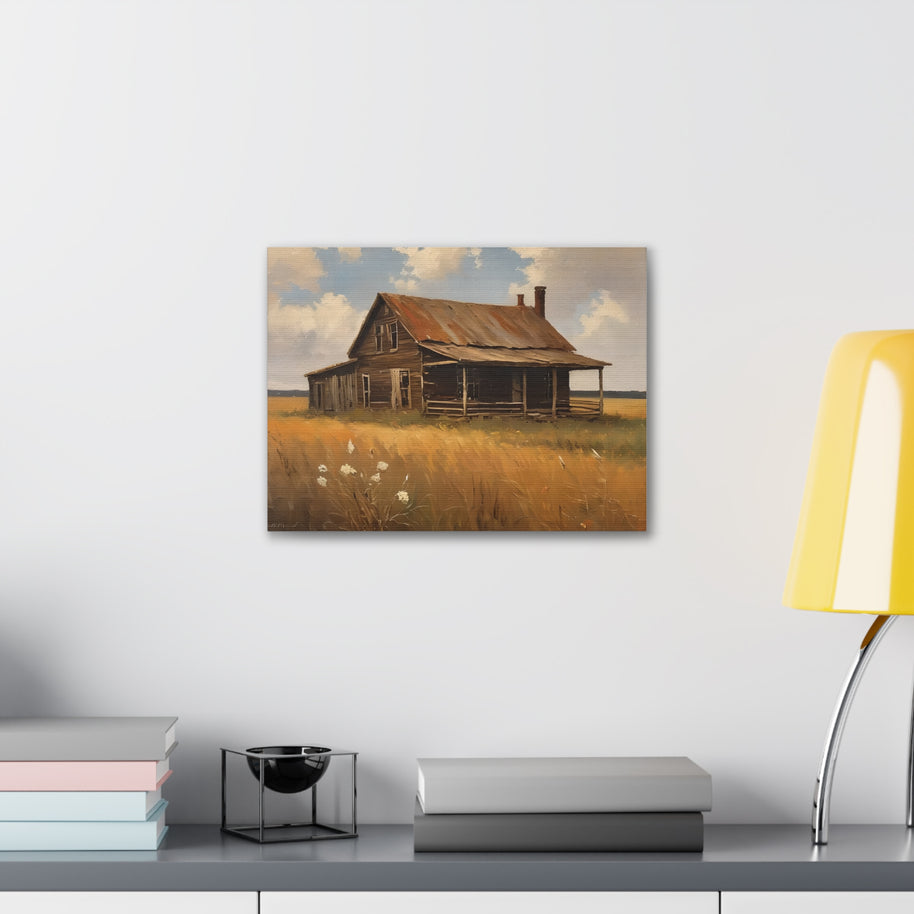 Rustic Farmhouse Canvas Wall Art